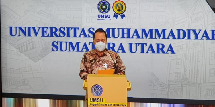 Rektor UMSU Lepas 210 Mahasiswa Kampus Mengajar