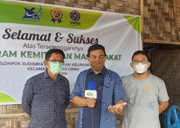 Prospek Jamur Tiram Menjanjikan, PKM UMSU Gandeng Petani di Medan Denai