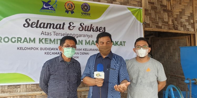 Prospek Jamur Tiram Menjanjikan, PKM UMSU Gandeng Petani di Medan Denai