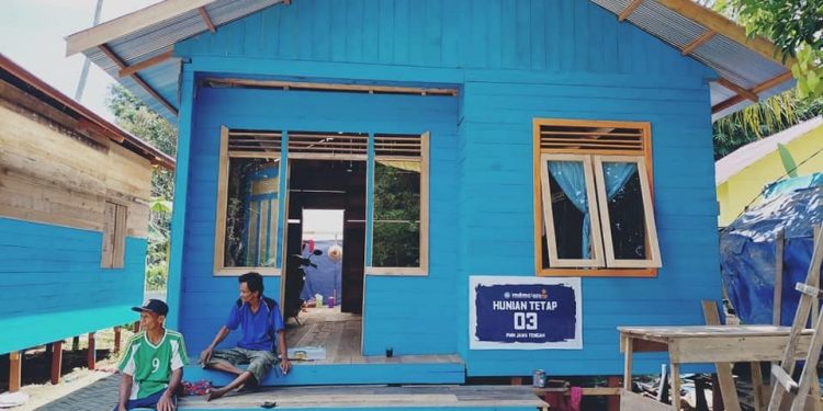 MDMC Bangunkan Rumah Penyintas Banjir Kalsel Bantuan Lazismu Jateng