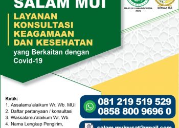 Gernas MUI Buka Layanan Kosultasi Agama Terkait Covid-19