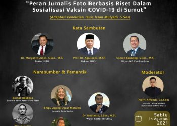 Siang ini, Webinar Mikom UMSU, Hadirkan Jurnalis Foto Handal