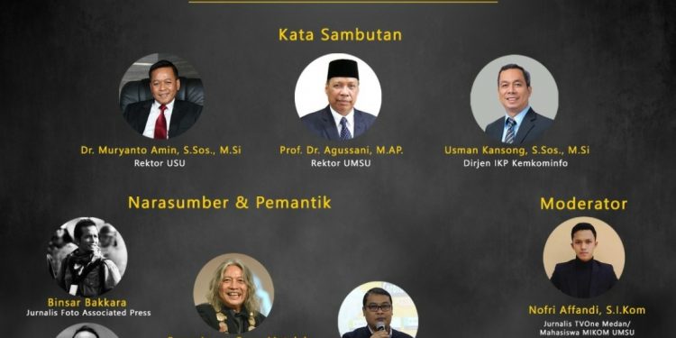 Siang ini, Webinar Mikom UMSU, Hadirkan Jurnalis Foto Handal