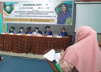 Nur Rahmah Amini, Wkl Ketua PWA Sumut Raih Doktor Komunikasi Islam
