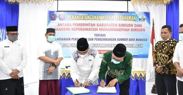 AKPER Muhammadiyah MoU dengan Pemkab Bireuen