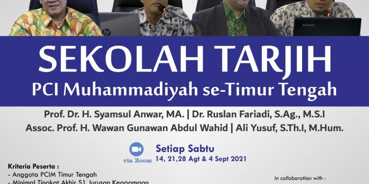 Pusat Tarjih Selenggarakan Sekolah Tarjih Muhammadiyah se-Timur Tengah