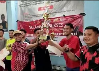 POR Bulutangkis PCPM Percut Sei Tuan Meriahkan Hari Kemerdekaan