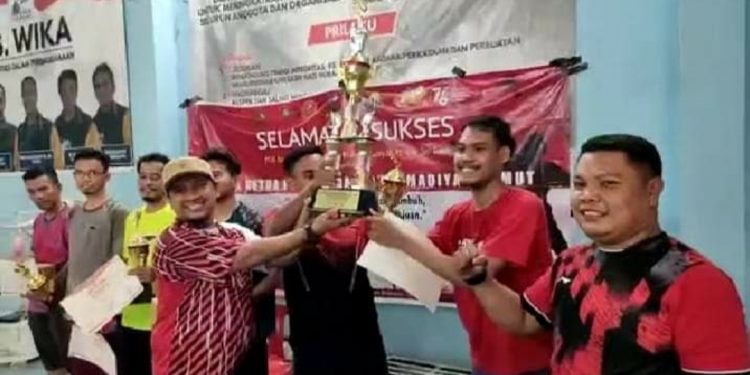 POR Bulutangkis PCPM Percut Sei Tuan Meriahkan Hari Kemerdekaan