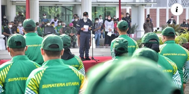 Gubsu Lepas Atlet PON XX Papua