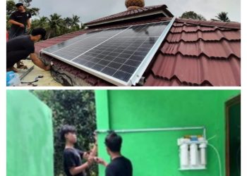 Warga Bintang Asih Bahagia Mendapatkan Air Bersih dan Aliran Listrik