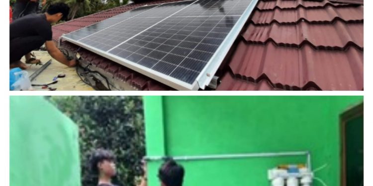 Warga Bintang Asih Bahagia Mendapatkan Air Bersih dan Aliran Listrik