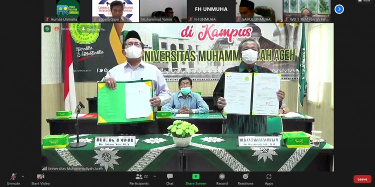 UNMUHA Aceh Tandatangani Kerjasama dengan LSP-HKI