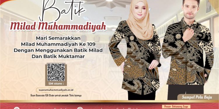 SM Luncurkan Batik Milad Muhammadiyah ke-109