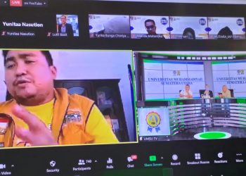 Bupati Labuhan Batu Utara Paparkan Konsep ‘Bung Desa’  di Webinar  FISIP UMSU Bicara