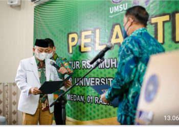 Dr. Muhammad Reza Dilantik Menjadi Direktur RSU Muhamadiyah Sumut