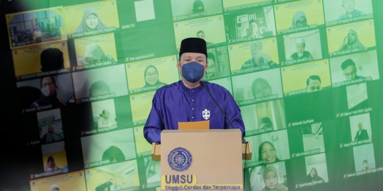 Diikuti Peserta dari Tiga Negara, UMSU Gelar Webinar Internasional Bahasa dan Budaya Lintas Ilmu