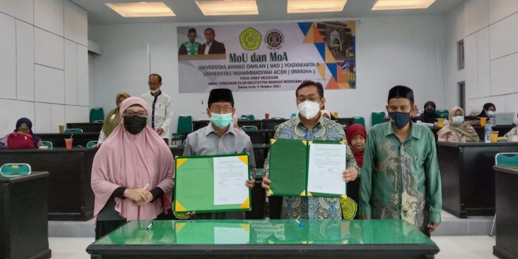 UNMUHA dan UAD Yogyakarta Tandatangani MoU/MoA