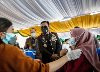 Percepat Herd-Immunity, Polda dan UMSU Gelar Vaksinasi Mahasiswa dan Masyarakat Umum