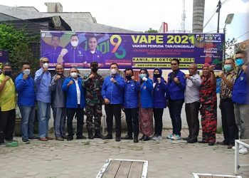 Peringati HSP-2021, DPD KNPI Tanjungbalai Gelar Vaksinasi