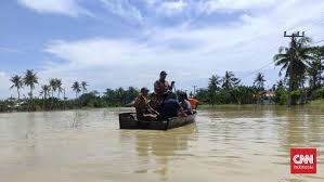 Sudah 10 Hari Banjir Sergei Tak Surut, 5000 KK Terkapar, LazisMu Galang Dana