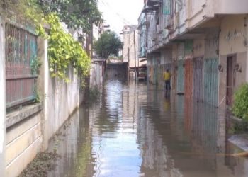 Permukiman Warga di Titi Kuning Medan Terendam Banjir 4 Hari