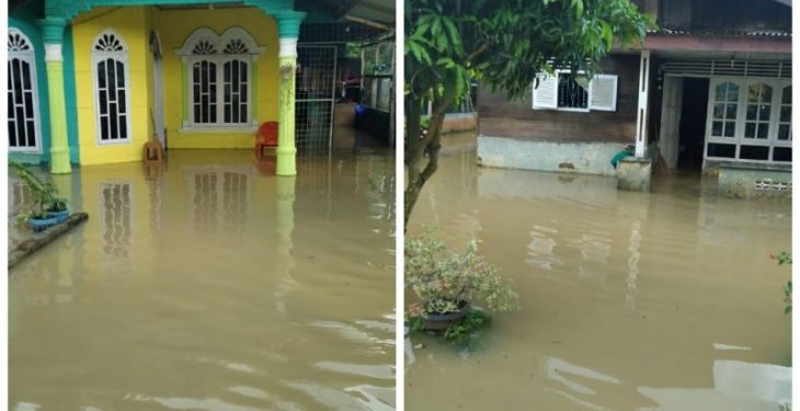 100 rumah di Kecamatan Besitang Langkat terdampak banjir