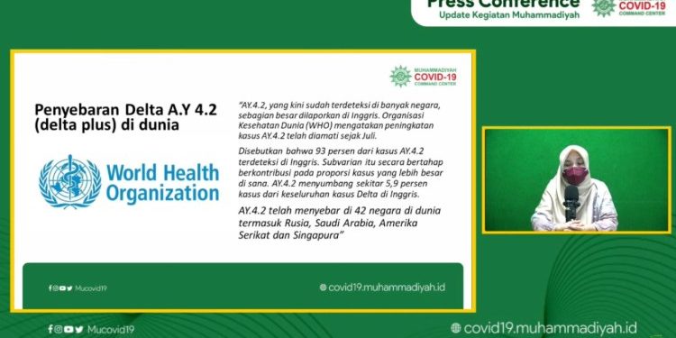 MCCC PPM Gelar Konperensi Pers Pencegahan Covid-19 Varian Baru Delta Plus