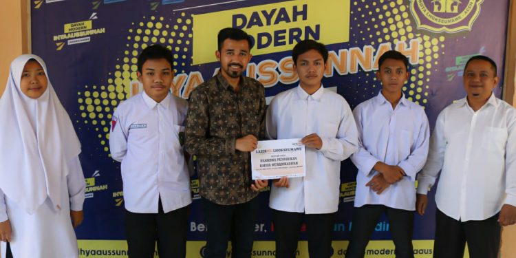 Lima Santri dapat Beasiswa Mentari dari Lazismu Lhokseumawe