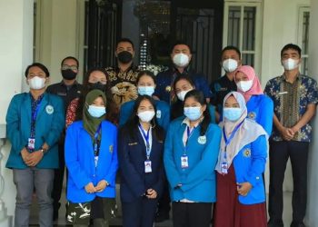 Bupati Labura Terima Kunjungan Mahasiswa Pejuang Muda Kemensos RI