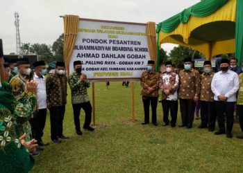 Gubernur Riau Resmikan MBS Ahmad Dahlan Gobah Kampar