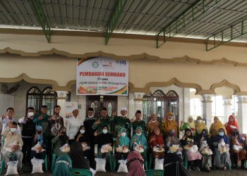 Milad ke109, PRM/PRA Sunggal Kanan Santuni Warga dengan Bagi Sembako