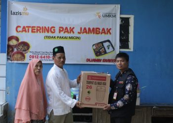 Catering ‘No-Micin’ Pak Jambak dapat Bantuan LazisMu