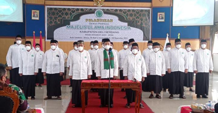 Kiyai Amir Panatagama Pimpin MUI Deli Serdang