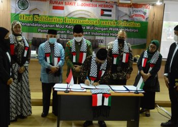 MUI Teken MoU Pembangunan RSIH dengan Wali Kota Hebron