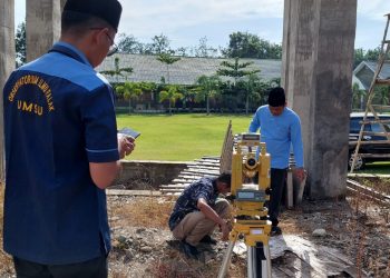 Setelah Pengukuran Arah Kiblat di Paluta, OIF UMSU Ukur 4 Masjid di Padang Lawas