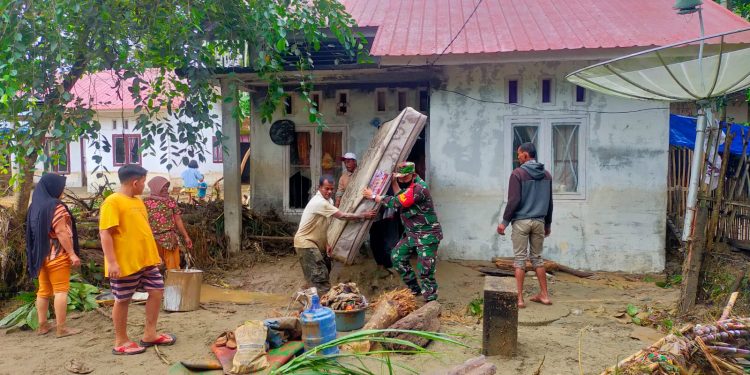 Hujan Deras, Tiga Desa di Pidie Terdampak Luapan Sungai Peunalom