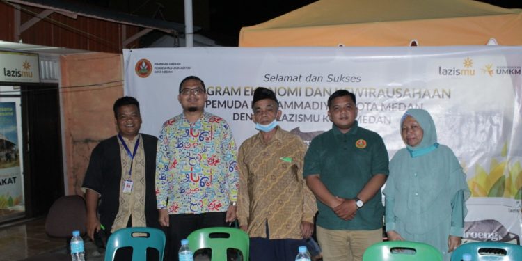 PDPM Kota Medan bersama Lazismu Kota Medan Launching Warung Roti Bakar
