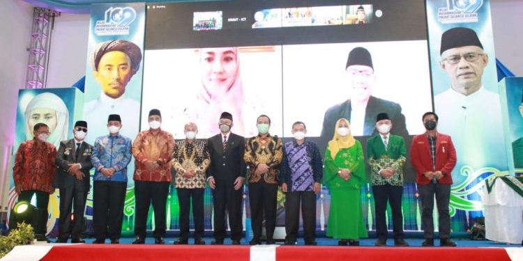 Plt Gubernur Sulsel dan 4 Bupati Hadiri Milad Muhammadiyah ke-109