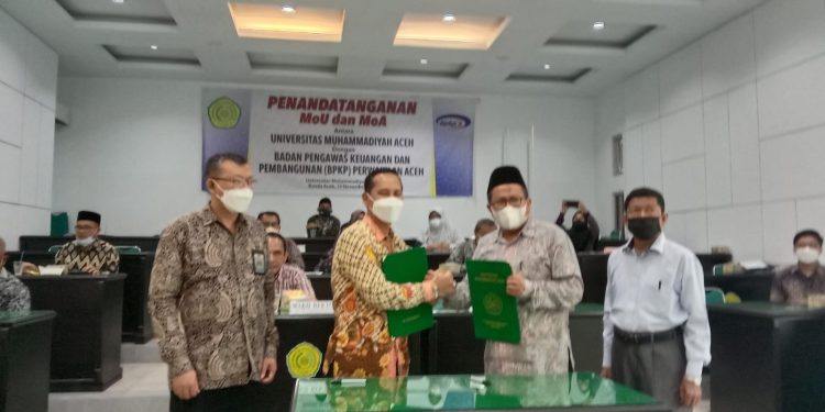 Universitas Muhammadiyah Aceh, Tandatangani Kerjasama dengan BPKP Perwakilan Aceh