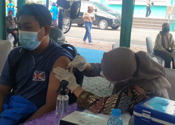 Vaksinasi Dosis ke-II UMSU – Poldasu, Mahasiswa Gembira, Berharap Kuliah Tatap Muka