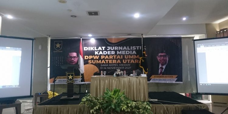 DPW Partai Ummat Sumut Gelar Diklat Jurnalistik Media.