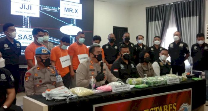 Polrestabes Medan Sita 13 Kg Sabu dan 10.000 Pil Ekstasi