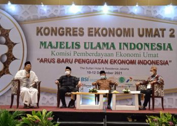 Kongres Ekonomi MUI, Erick Ungkap 3 Strategi Kejar Ketertinggalan Ekonomi Umat