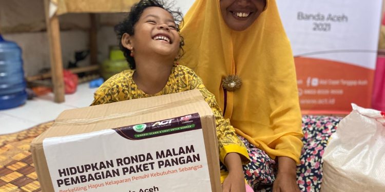 ACT Aceh Gelar Operasi Pangan dengan dengan Ronda Malam