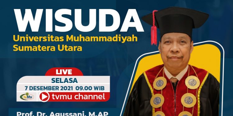 2.142 Mahasiswa Magister, Dokter, Sarjana dan Ahli Madya UMSU Ikuti Proses Wisuda
