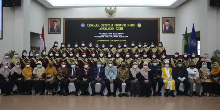 Luar Biasa! Prodi Ners Kampus Muhammadiyah Ini Semua Cumlaude, dan 22 Di antaranya ber-IP 4.0