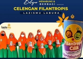 Lazismu Labauhan Batu Utara Garap Filantropi Cilik
