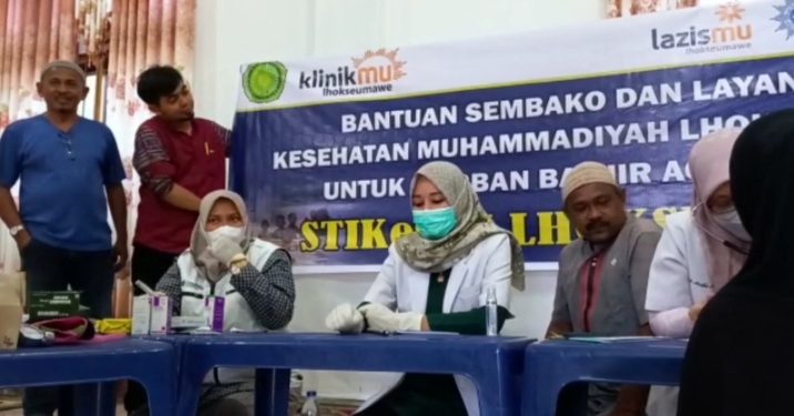Muhammadiyah Lhokseumawe Buka Posko Kesehatan Bantu Korban Banjir