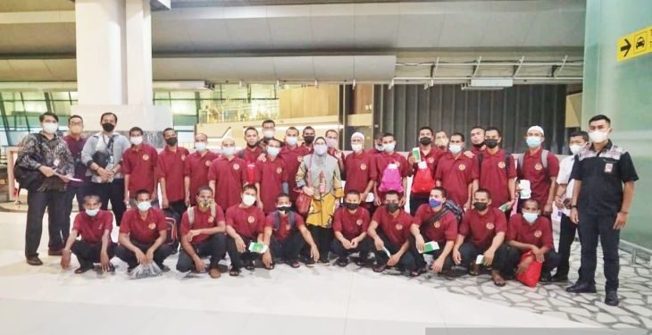 28 nelayan asal Aceh Timur yang diampuni raja Thailand tiba di Jakarta