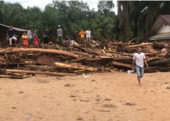 Banjir Bandang Hantam Batang Lubu Sutam, Padang Lawas